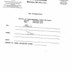 Fax from Dan Leonard, Office of Congresswomen to Golam Manik 1991