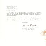 Letter from Edward Abington to Golam Manik 1991