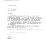 Letter from Golam Manik to Susan Molinari March 1992