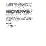 Letter from Golam Manik to Vice President Dan Quayle 1991 Page 2