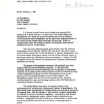 Letter from Golam Manik to Vice President Dan Quayle October 1991