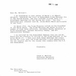 Letter from Janet G Mullins to Susan Molinari March 1992