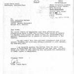 Letter to GeraldineFerraro 1984