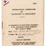 Vaccination & Inoculation Certificate